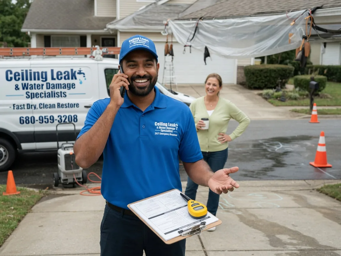 Ceiling Leak Cleanup Flora Vista, NM FAQs